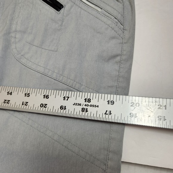 Jamie Sadock Womens Golf Pants Size 14 Gray Stretch Tennis Golf Zip Pockets - Picture 8 of 16
